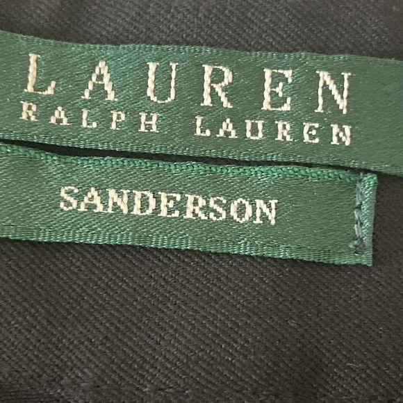 Ralph‎ Lauren Pants Womens 4 Sanderson Black Trousers Mid Length Straight Leg - Picture 9 of 12